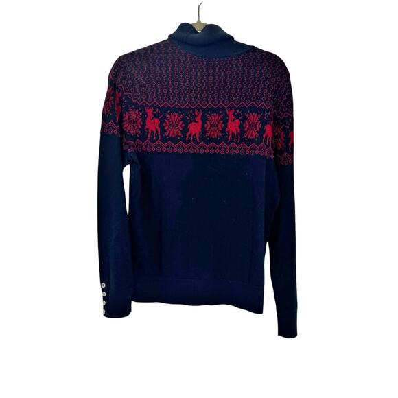 Tommy Hilfiger Snowflake Stella Turtleneck Sweater Sky Captain Size S NWOT - Picture 6 of 11